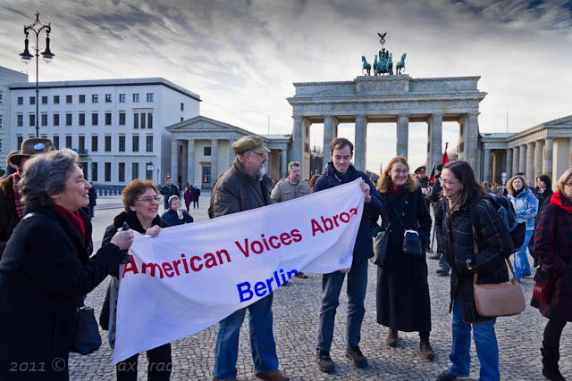 AVA-Berlin demonstrates in support of democracy in Egypt